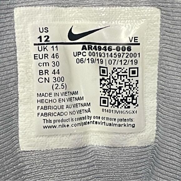 Nike Downshifter 9 Gray/White/Red Men\'s Running Shoes Size 12M main image 16